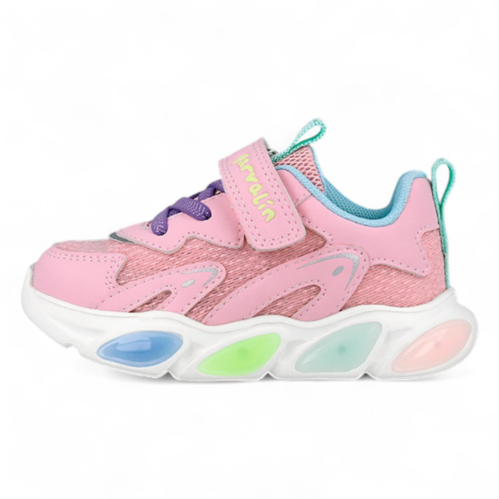 ZAPATILLAS DEPORTE GARVALIN DE NIñA ROSA 251808D - Querol online