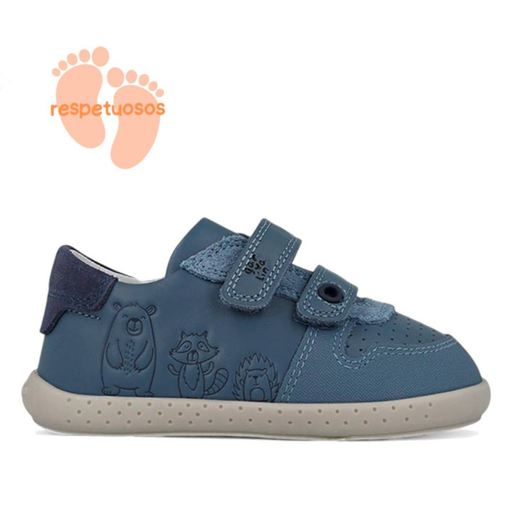 ZAPATOS GARVALIN DE NIñO AZUL 251311A - Querol online