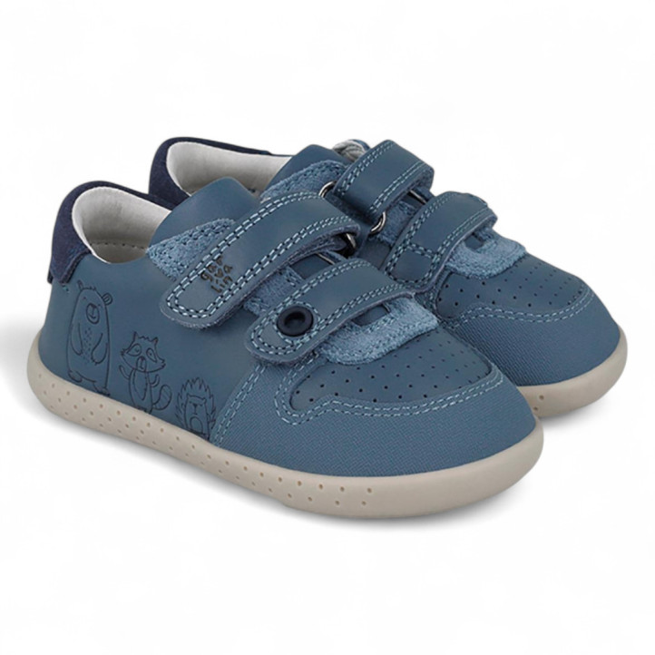 ZAPATOS GARVALIN DE NIñO AZUL 251311A - Querol online