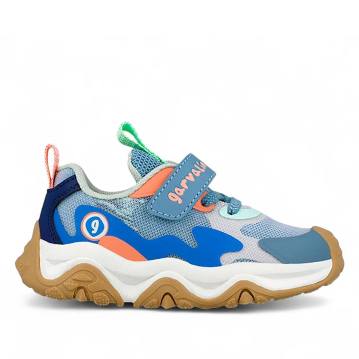 ZAPATILLAS DEPORTE GARVALIN DE NIñO AZUL 251806A - Querol online