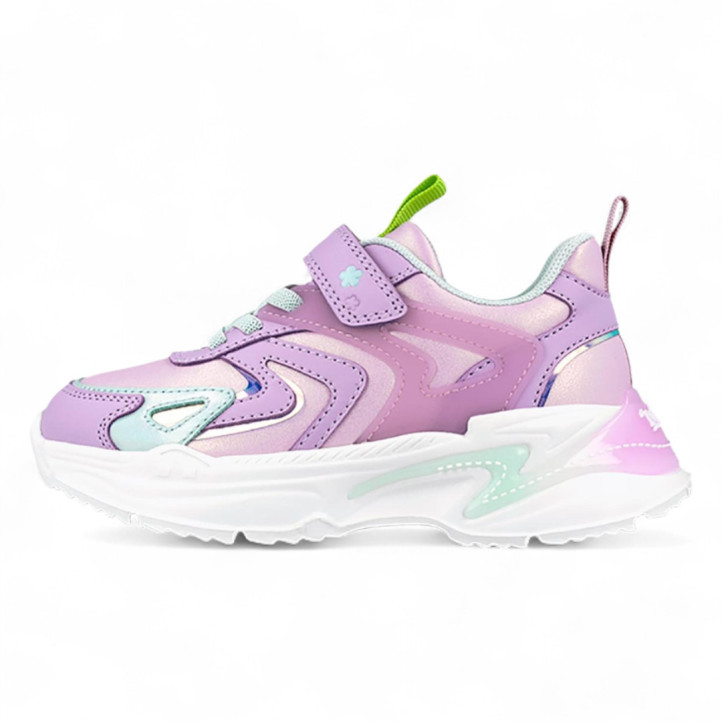 ZAPATILLAS DEPORTE GARVALIN DE NIñA LILA 251820A - Querol online