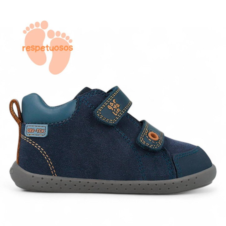BOTINES GARVALIN DE NIñO MARINO 251308A - Querol online