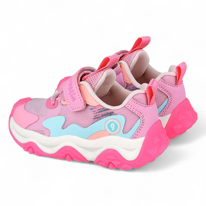 ZAPATILLAS DEPORTE GARVALIN DE NIñA ROSA 251806B - Querol online