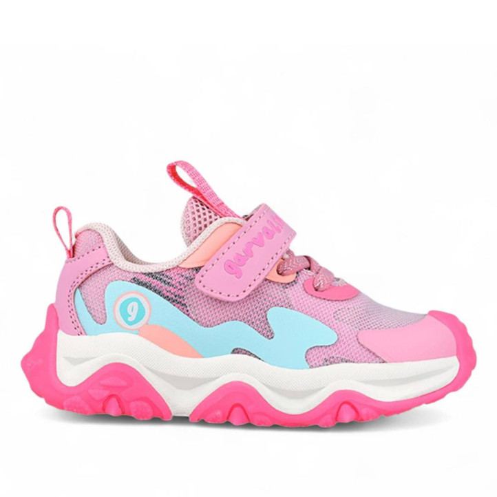 ZAPATILLAS DEPORTE GARVALIN DE NIñA ROSA 251806B - Querol online