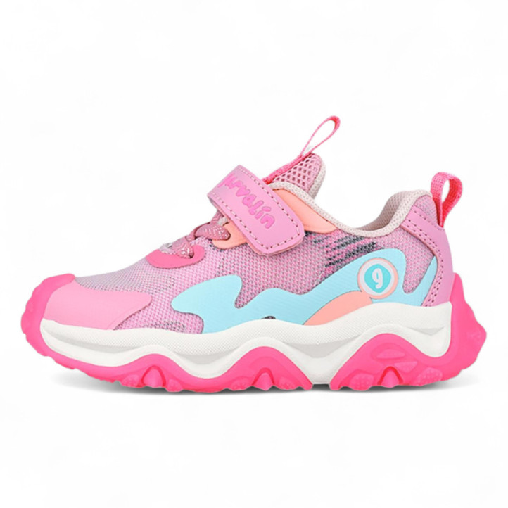 ZAPATILLAS DEPORTE GARVALIN DE NIñA ROSA 251806B - Querol online