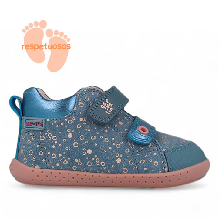 BOTINES GARVALIN DE NIñA AZUL 251304A - Querol online