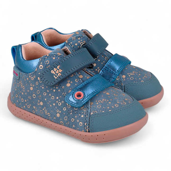 BOTINES GARVALIN DE NIñA AZUL 251304A - Querol online