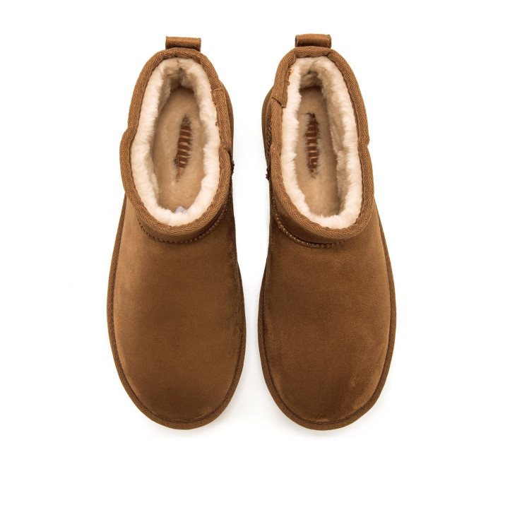 BOTINES DE MUJER MUSTANG EIRA MARRON 59732 61450 - Querol online