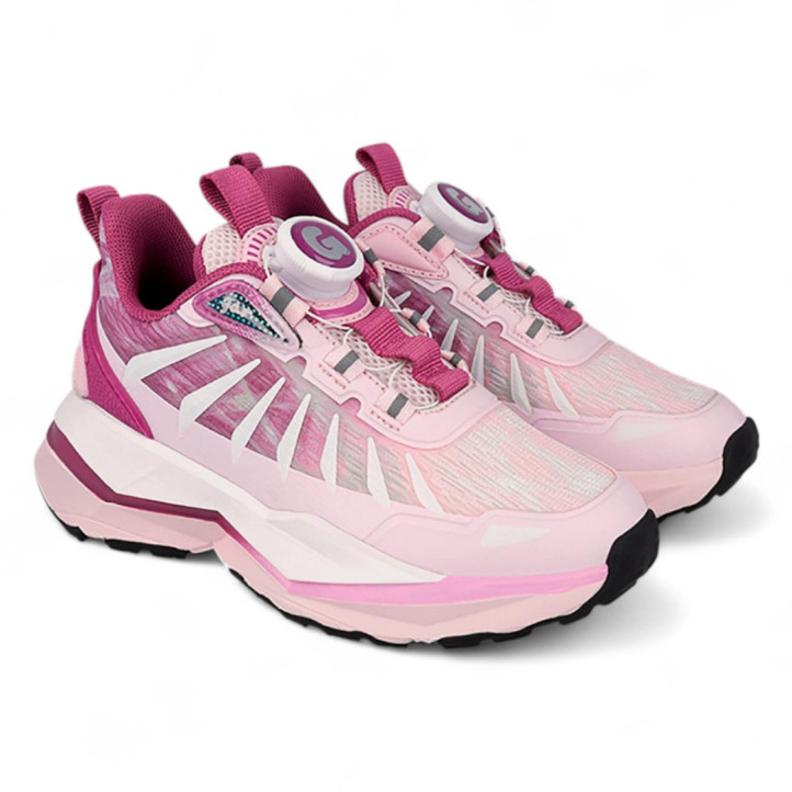 ZAPATILLAS DEPORTE GARVALIN DE NIñA ROSA 251810B - Querol online