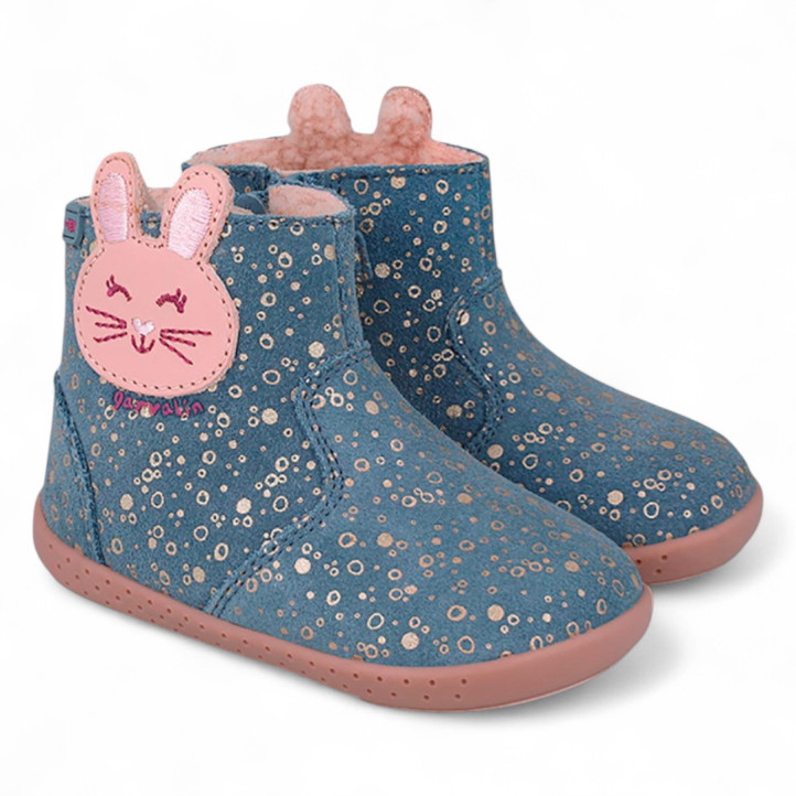 BOTINES GARVALIN DE NIñA AZUL 251302A - Querol online