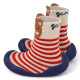 ZAPATILLAS CASA GARVALIN DE NIñO BEIGE, ROJO Y AZUL 251320A - Querol online