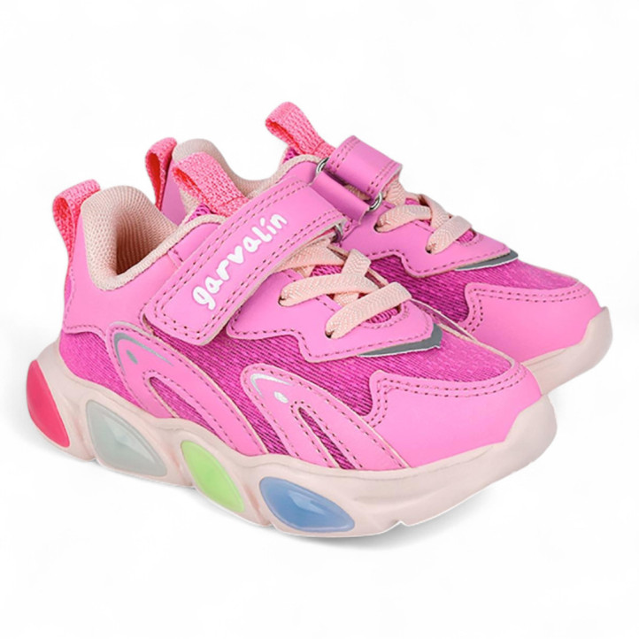 ZAPATILLAS DEPORTE GARVALIN DE NIñA LILA 251808C - Querol online