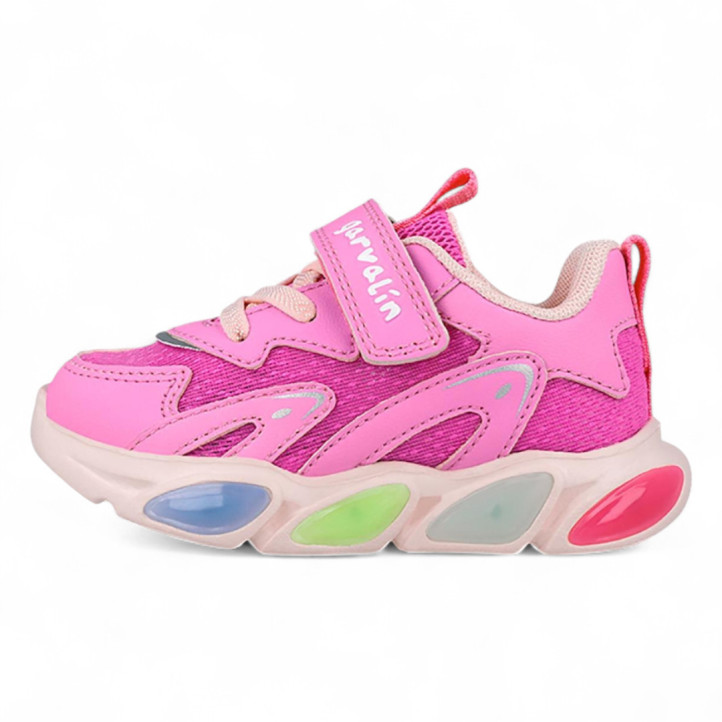 ZAPATILLAS DEPORTE GARVALIN DE NIñA LILA 251808C - Querol online