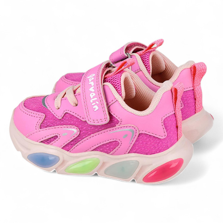 ZAPATILLAS DEPORTE GARVALIN DE NIñA LILA 251808C - Querol online