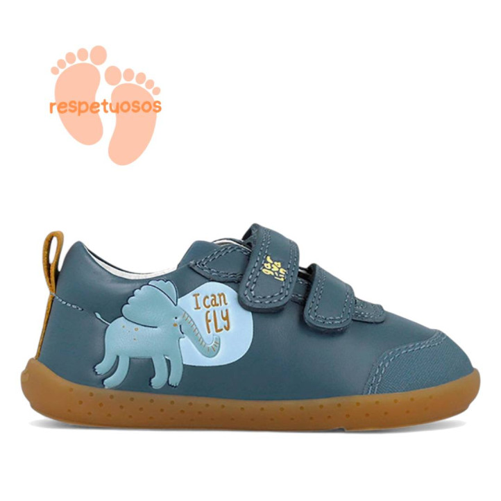 ZAPATOS GARVALIN DE NIñO AZUL 251313A - Querol online