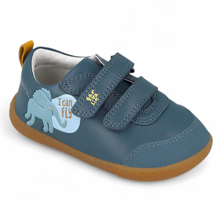 ZAPATOS GARVALIN DE NIñO AZUL 251313A - Querol online