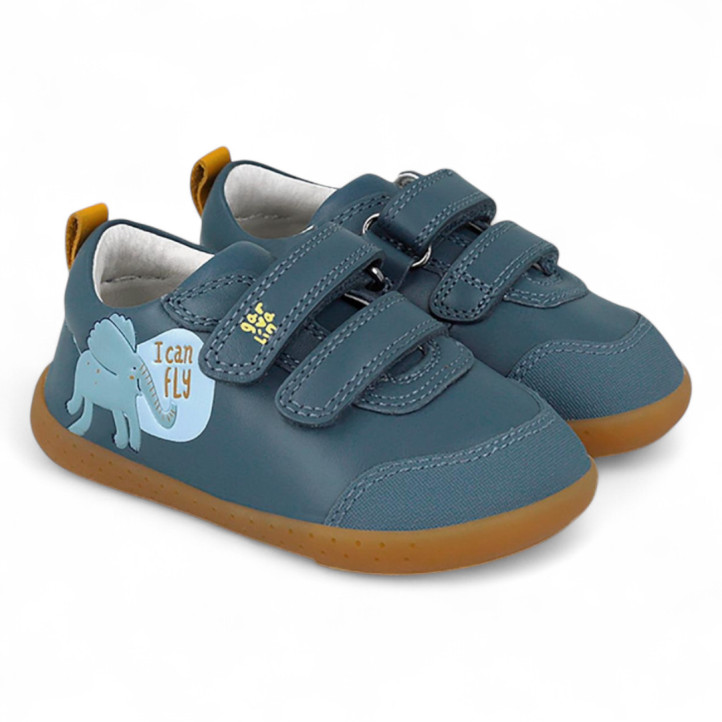 ZAPATOS GARVALIN DE NIñO AZUL 251313A - Querol online
