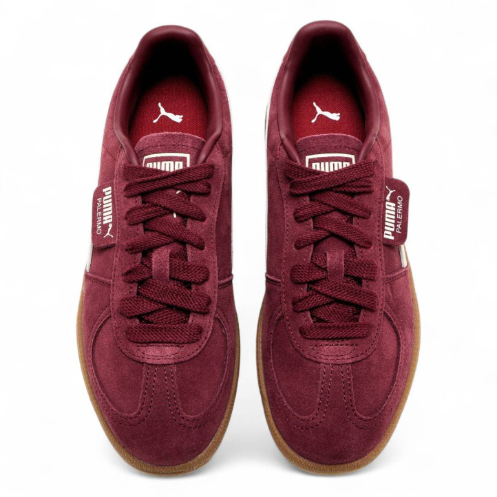 Zapatillas urban Puma palermo leather granates para mujer - Querol online