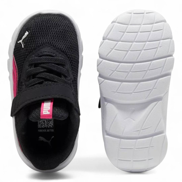 Zapatillas deporte Puma flexfocus negras y rosas - Querol online