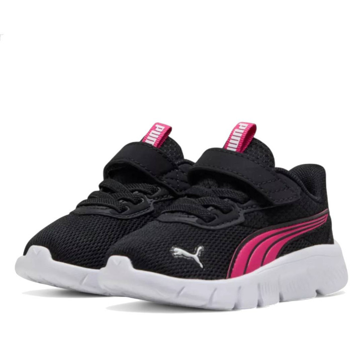 Zapatillas deporte Puma flexfocus negras y rosas - Querol online