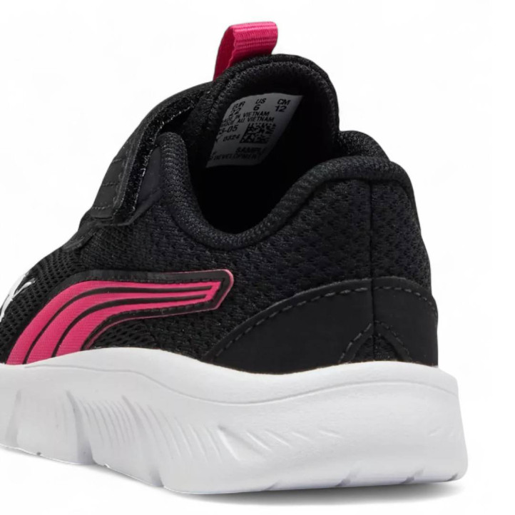 Zapatillas deporte Puma flexfocus negras y rosas - Querol online