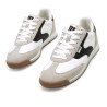 Zapatillas urban Mustang olymic blancas con panel de animal print
