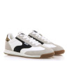 Zapatillas urban Mustang olymic blancas con panel de animal print