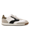 Zapatillas urban Mustang olymic blancas con panel de animal print
