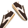 Sabatilles urban Mustang olympic z marrons amb detalls en crema