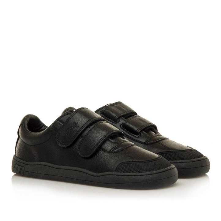 Zapatillas deporte Mustang free negras estilo zapato respetuosas - Querol online