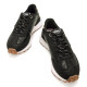 Zapatillas urban Mustang zinc negras con panel de animal print - Querol online