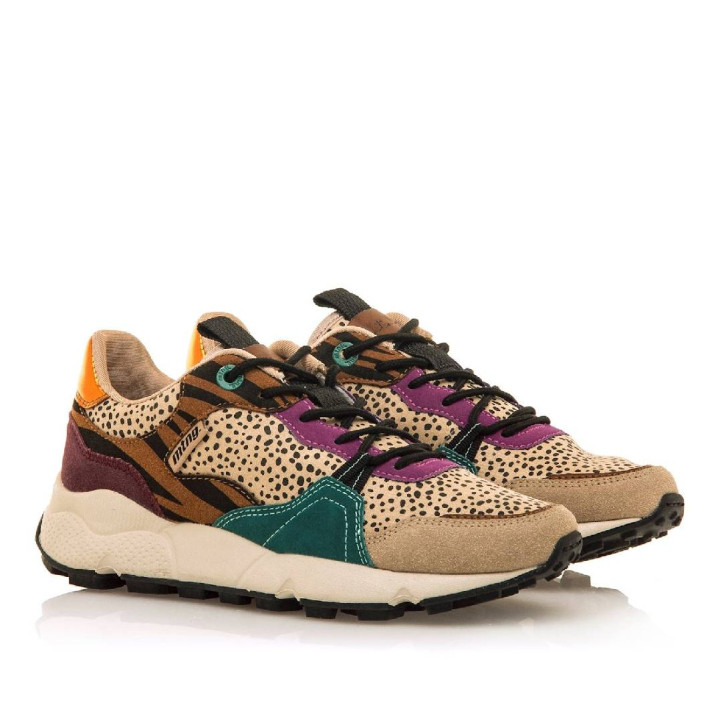 Zapatillas urban Mustang climb multicolor con animal print - Querol online