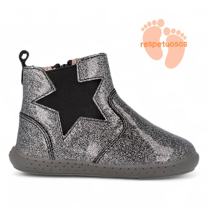 BOTINES GARVALIN DE NIñA NEGRO 251307A - Querol online