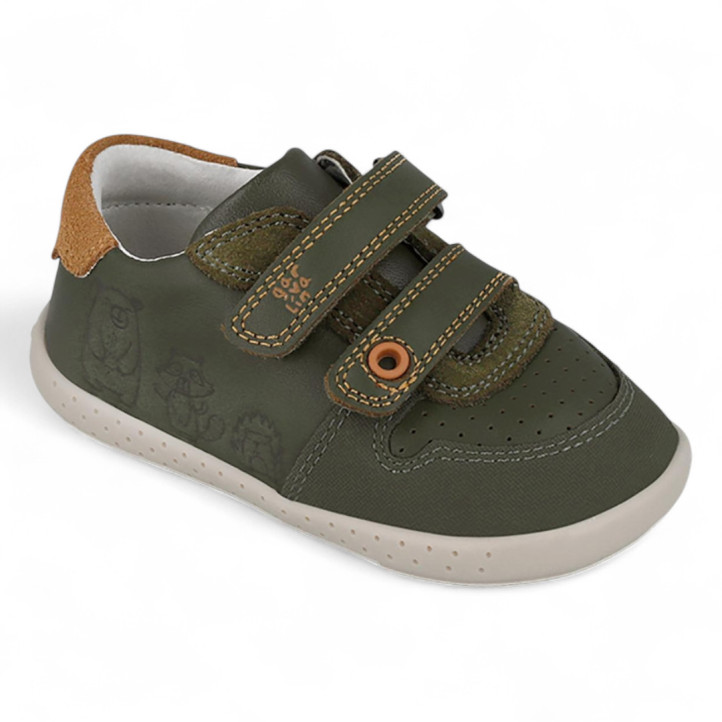 ZAPATOS GARVALIN DE NIñO VERDE 251311B - Querol online