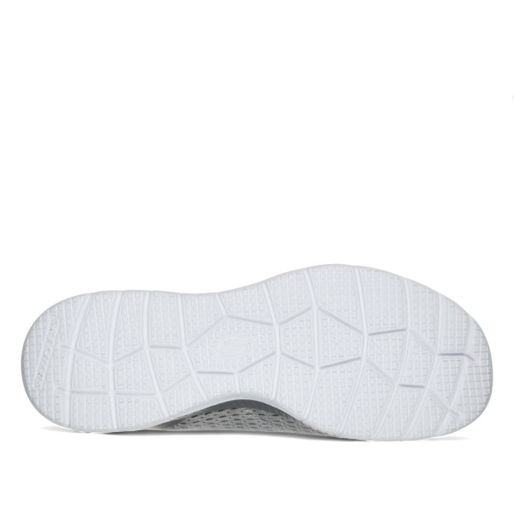 Zapatillas deportivas Skechers bountiful quick path grises y coral - Querol online