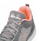 Zapatillas deportivas Skechers bountiful quick path grises y coral - Querol online