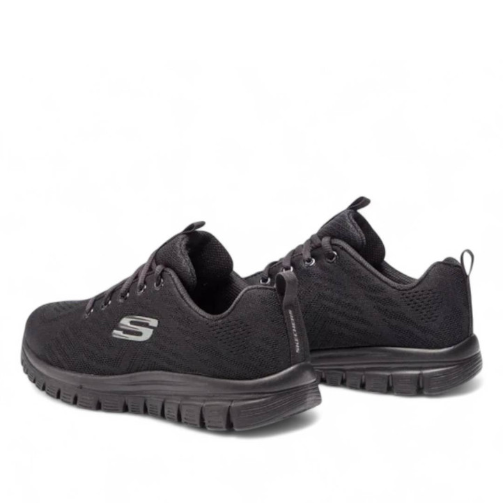 Zapatillas deportivas Skechers graceful get connected negras - Querol online
