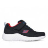 Zapatillas deporte Skechers bounder negra con detalles rojos