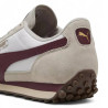 Zapatillas urban Puma easy rider vintage blancas y granates para mujer