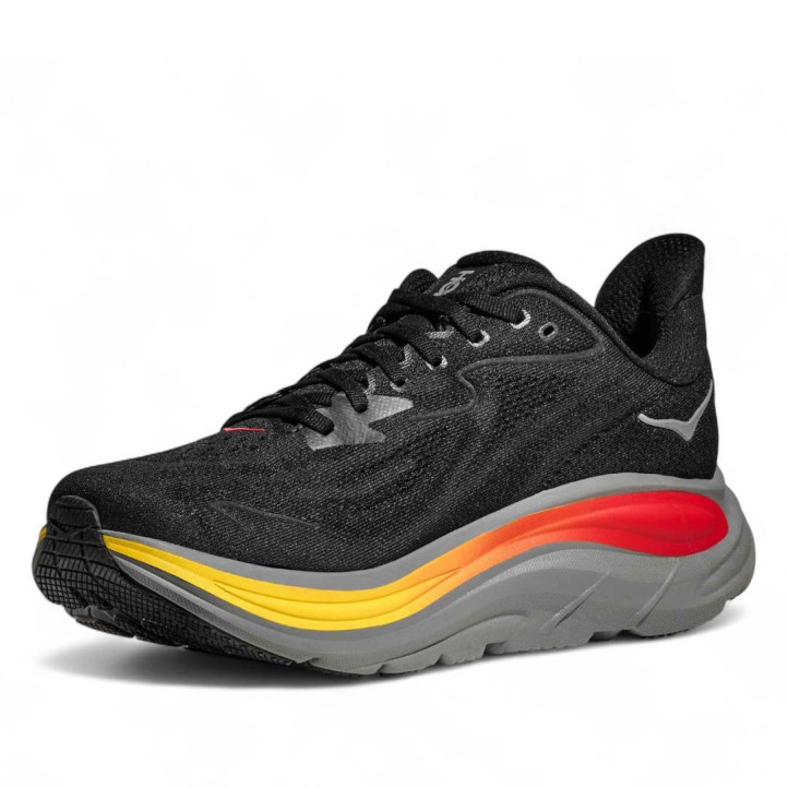 Sabatilles esportives Hoka clifton 10 black amb galactic grey - Querol online