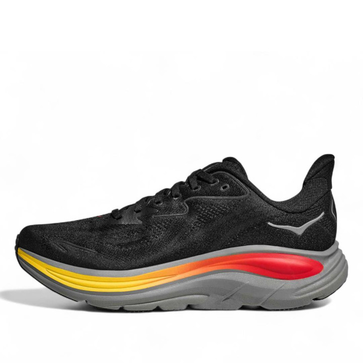 Sabatilles esportives Hoka clifton 10 black amb galactic grey - Querol online
