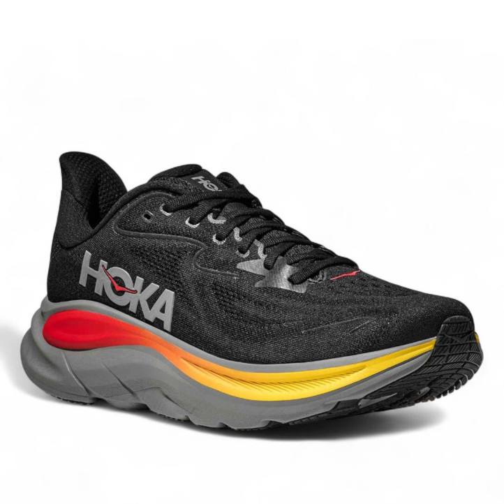 Sabatilles esportives Hoka clifton 10 black amb galactic grey - Querol online