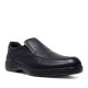 Zapatos vestir Luisetti negros sin cordones de piel con plantilla extraible - Querol online