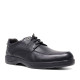 Zapatos vestir Luisetti negros con cordones de piel con plantilla extraible - Querol online