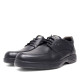 Zapatos vestir Luisetti negros con cordones de piel con plantilla extraible - Querol online