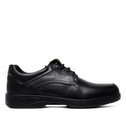 Zapatos vestir Luisetti negros con cordones de piel con plantilla extraible