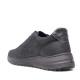 Zapatos sport Luisetti negros con cordones elásticos de piel y plantilla extraíble - Querol online