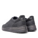 Zapatos sport Luisetti negros con cordones elásticos de piel y plantilla extraíble - Querol online
