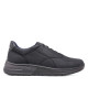 Zapatos sport Luisetti negros con cordones elásticos de piel y plantilla extraíble - Querol online