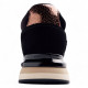 Zapatillas cuña Gioseppo landfall negras con cuña interior - Querol online